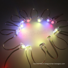 Anti-froid UV polychrome w ws2811 ucs1903 led pixel RGB RGBW 20mm led point lumineux pour led écran